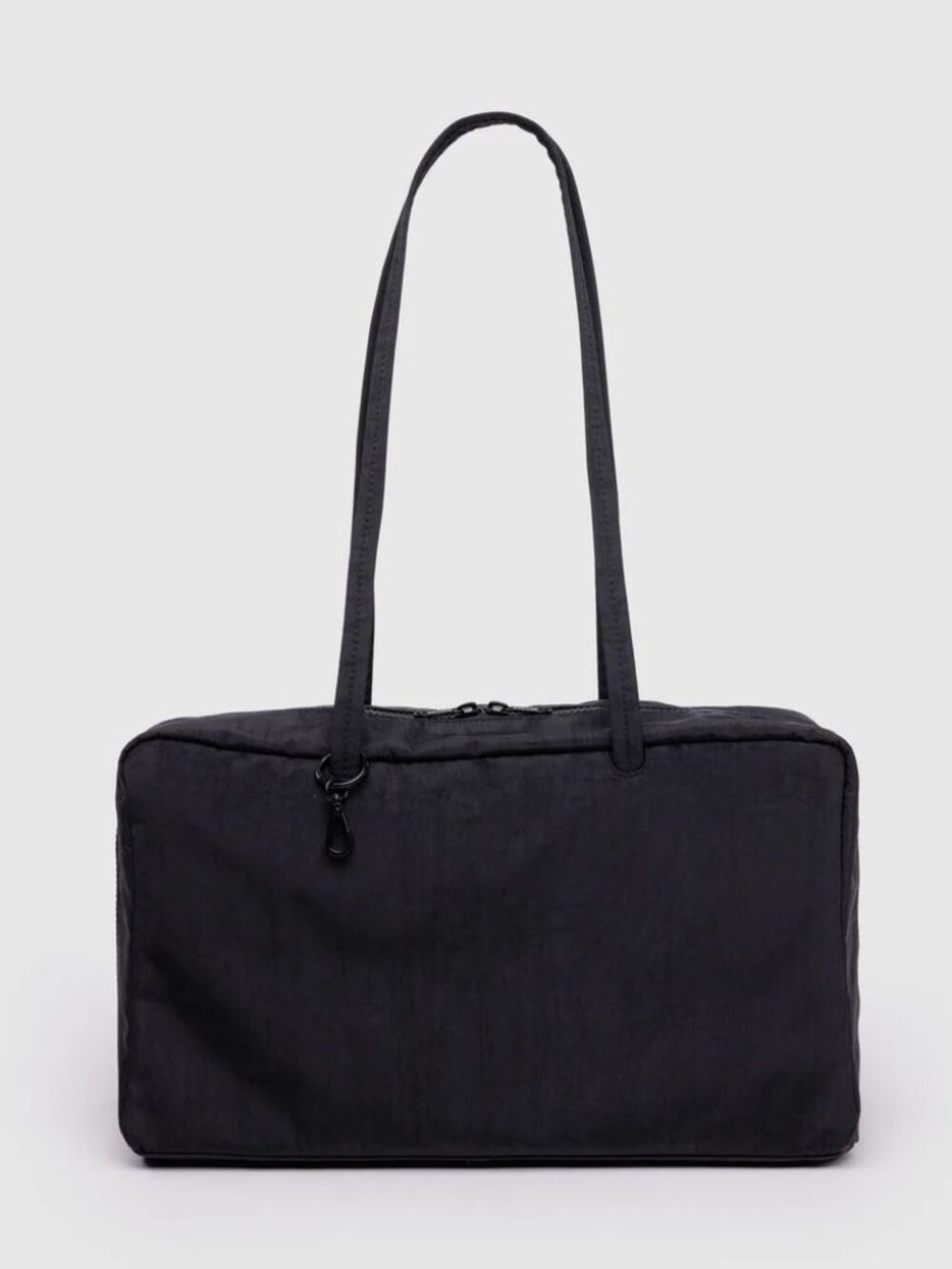 NWT Baggu Medium Nylon Bowler Bag - Black